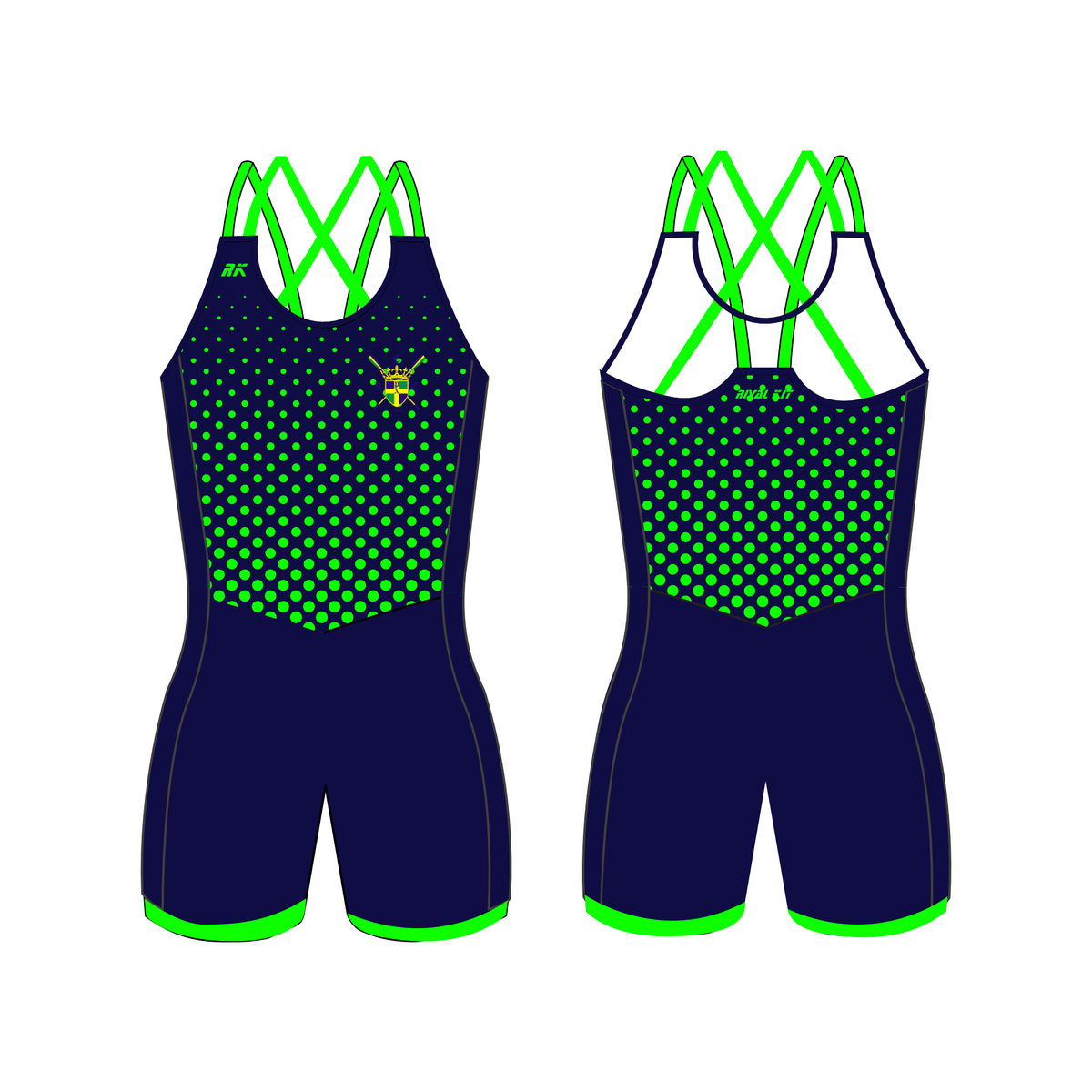 Christ Church Rowing Club Strappy AIOX High-Vis