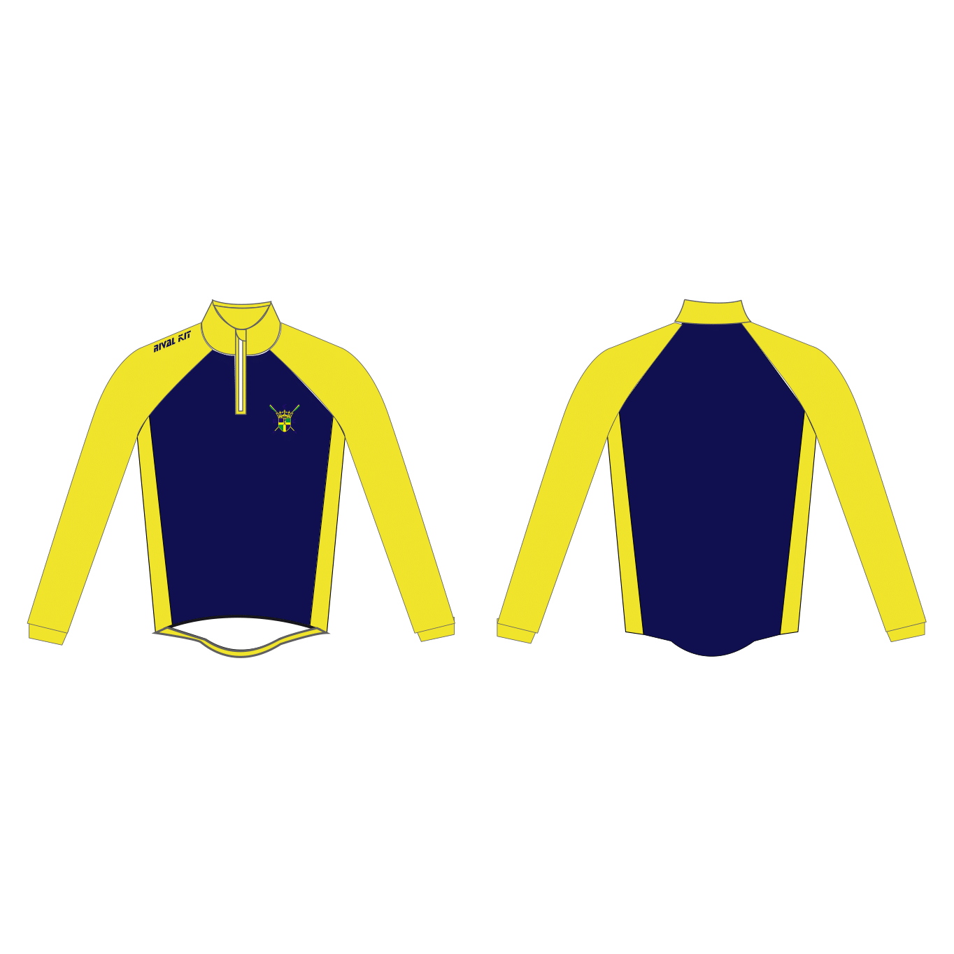 Christ Church Rowing Club Thermal Splash Jacket Hi-Vis