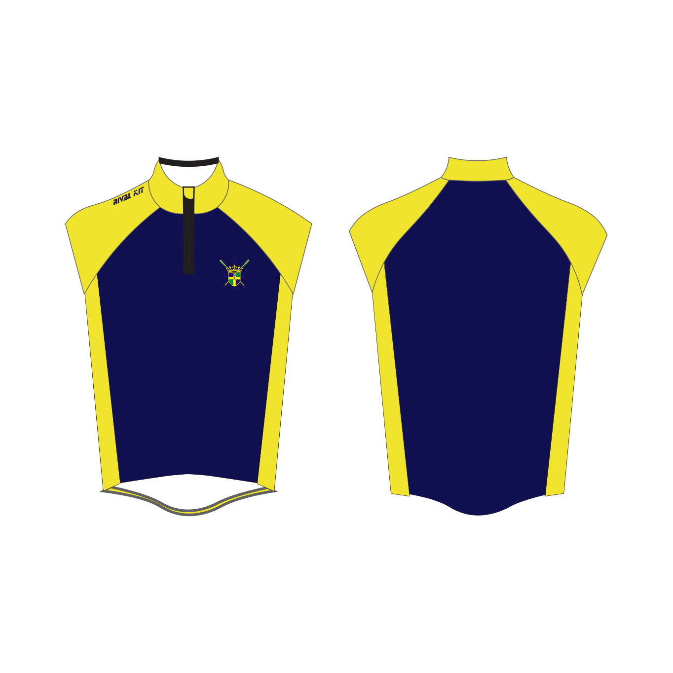 Christ Church Rowing Club Splash Gilet Hi-Vis