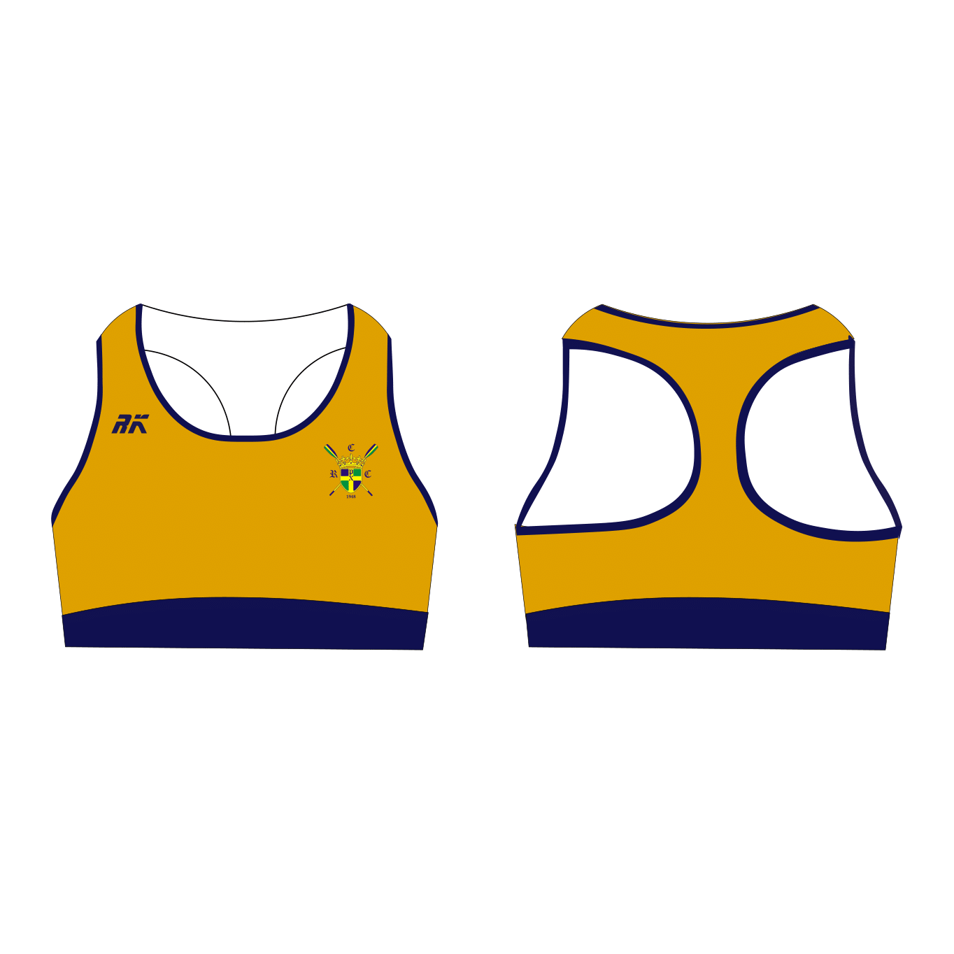 Christ Church Rowing Club Racerback Sports Bra