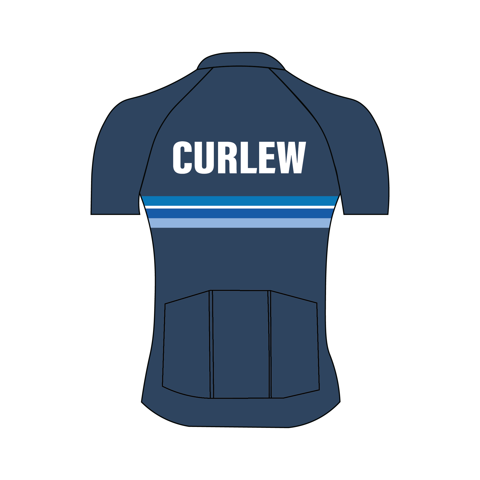Curlew Rowing Club Short Sleeve Cycling Jersey