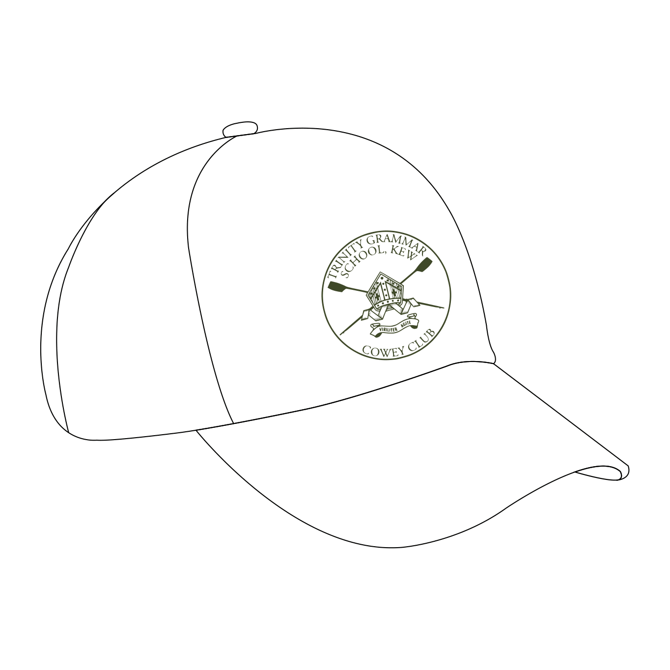 Cowey Rowing Club Cap White