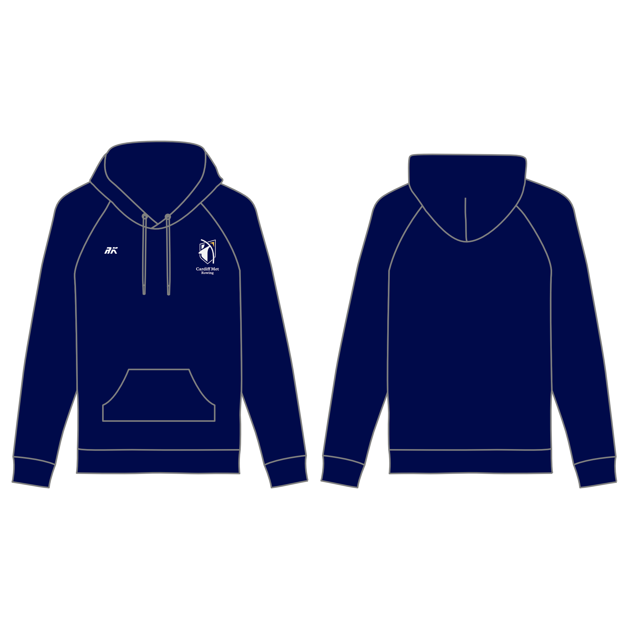 Cardiff Met Rowing club Hoodie