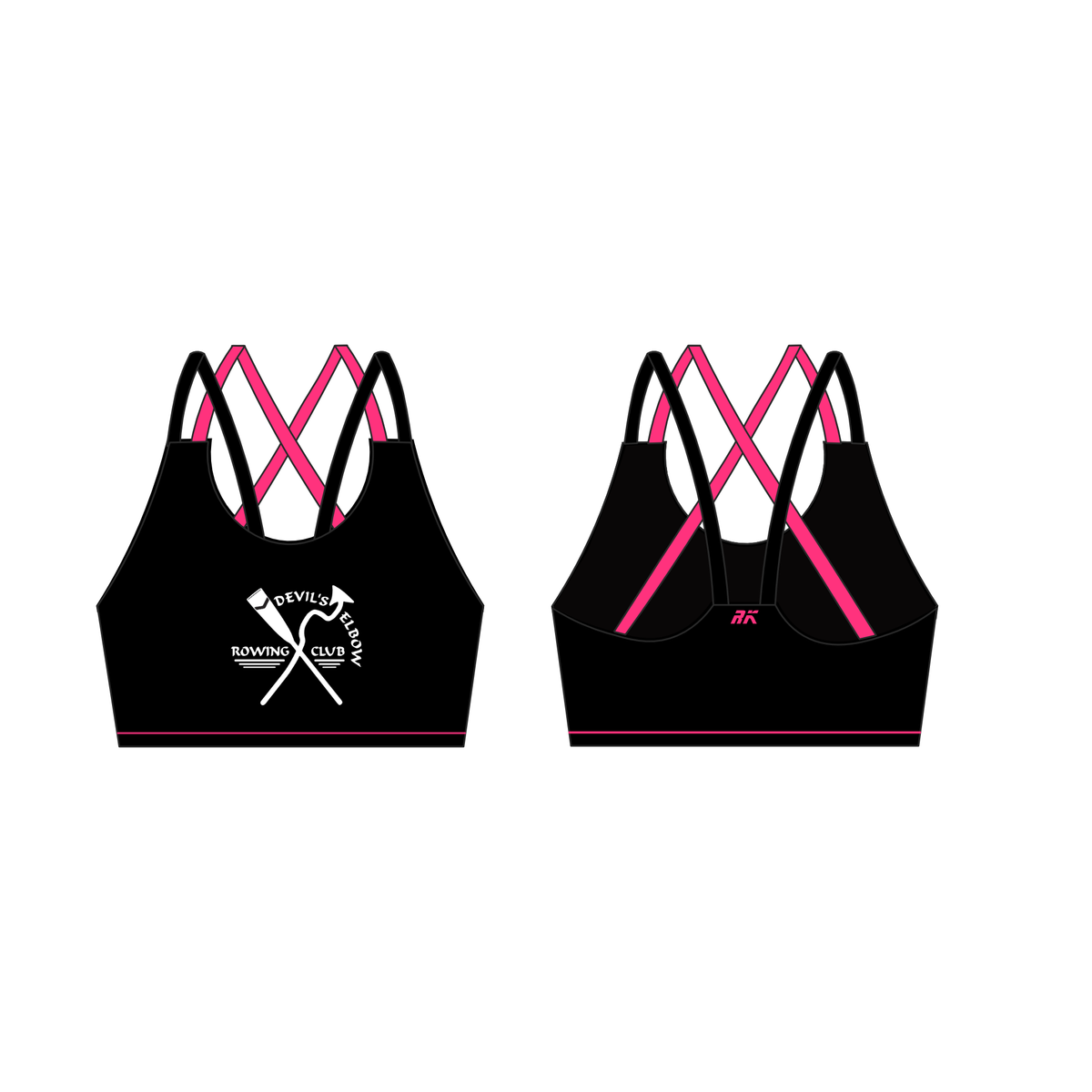 Devil's Elbow Rowing Club Strappy Sports Bra