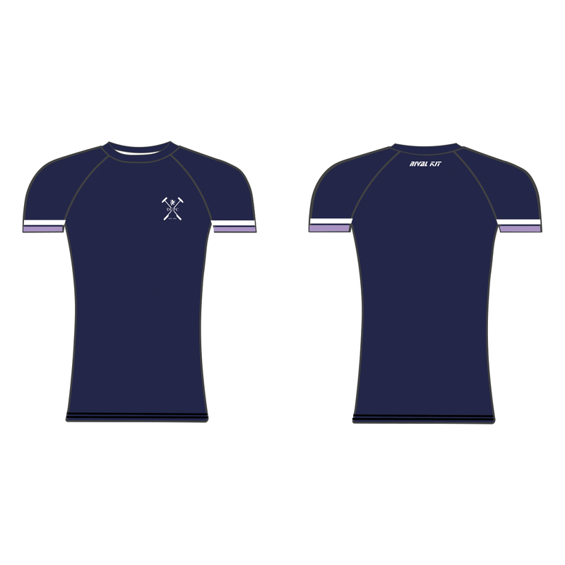 Durham Polo Club Navy Short Sleeve Base-Layer