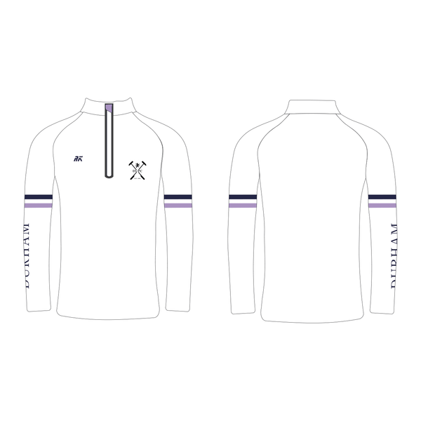 Durham Polo Club White Performance Q-zip