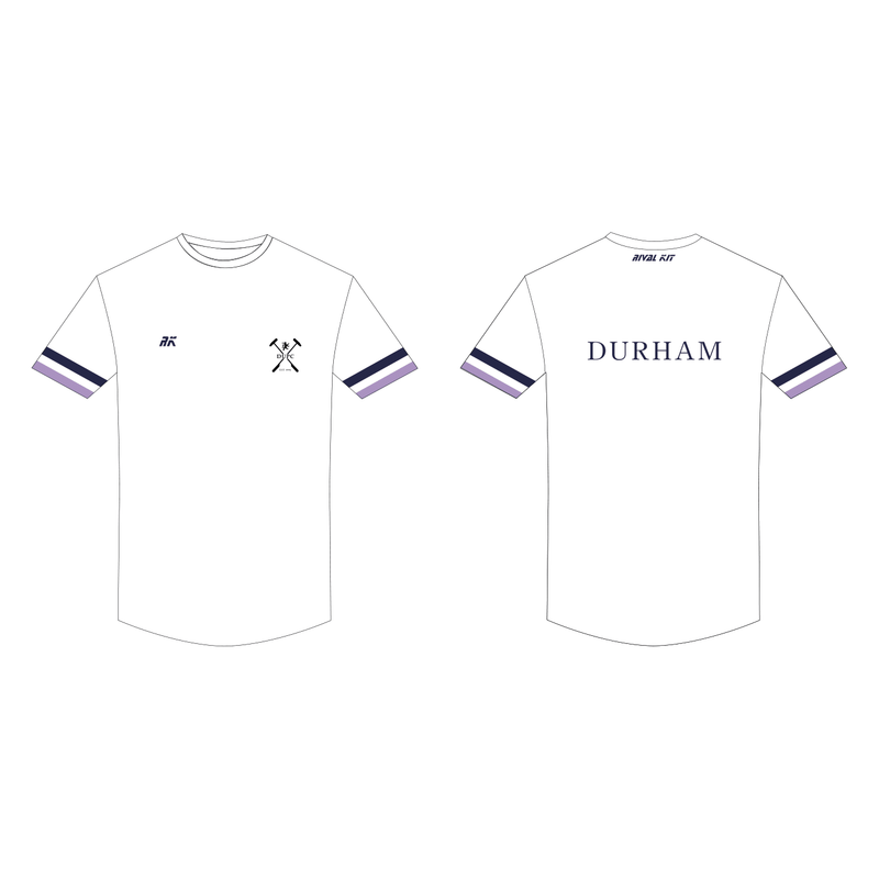 Durham Polo Club White Bespoke Gym T-Shirt