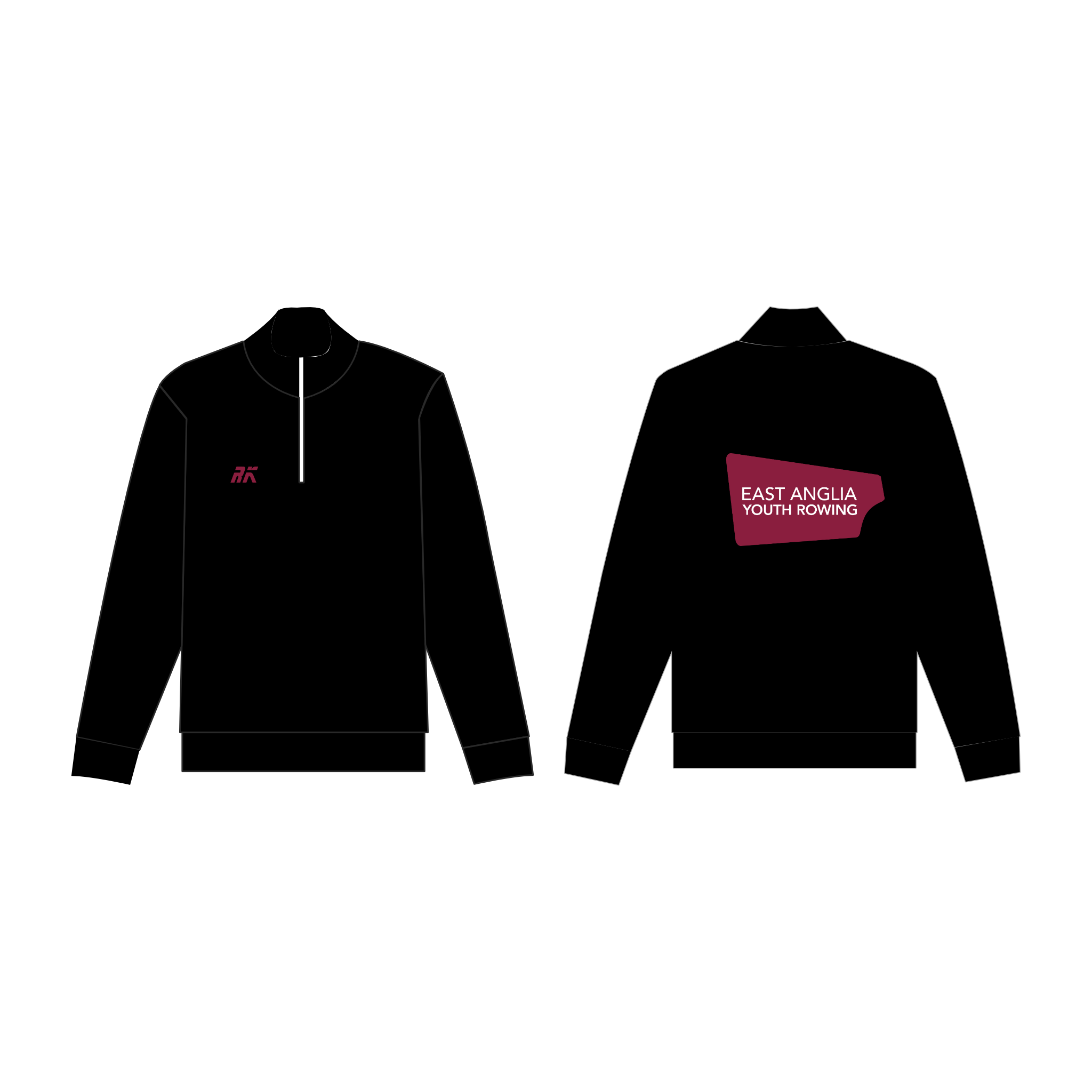 East Anglia Youth Rowing Q-zip