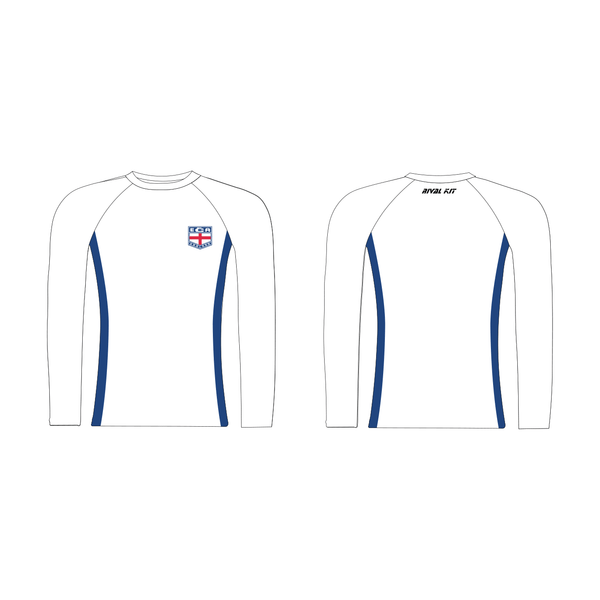 England Women’s Curling Team White Long Sleeve Baselayer