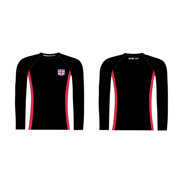 England Women’s Curling Team Black Long Sleeve Baselayer