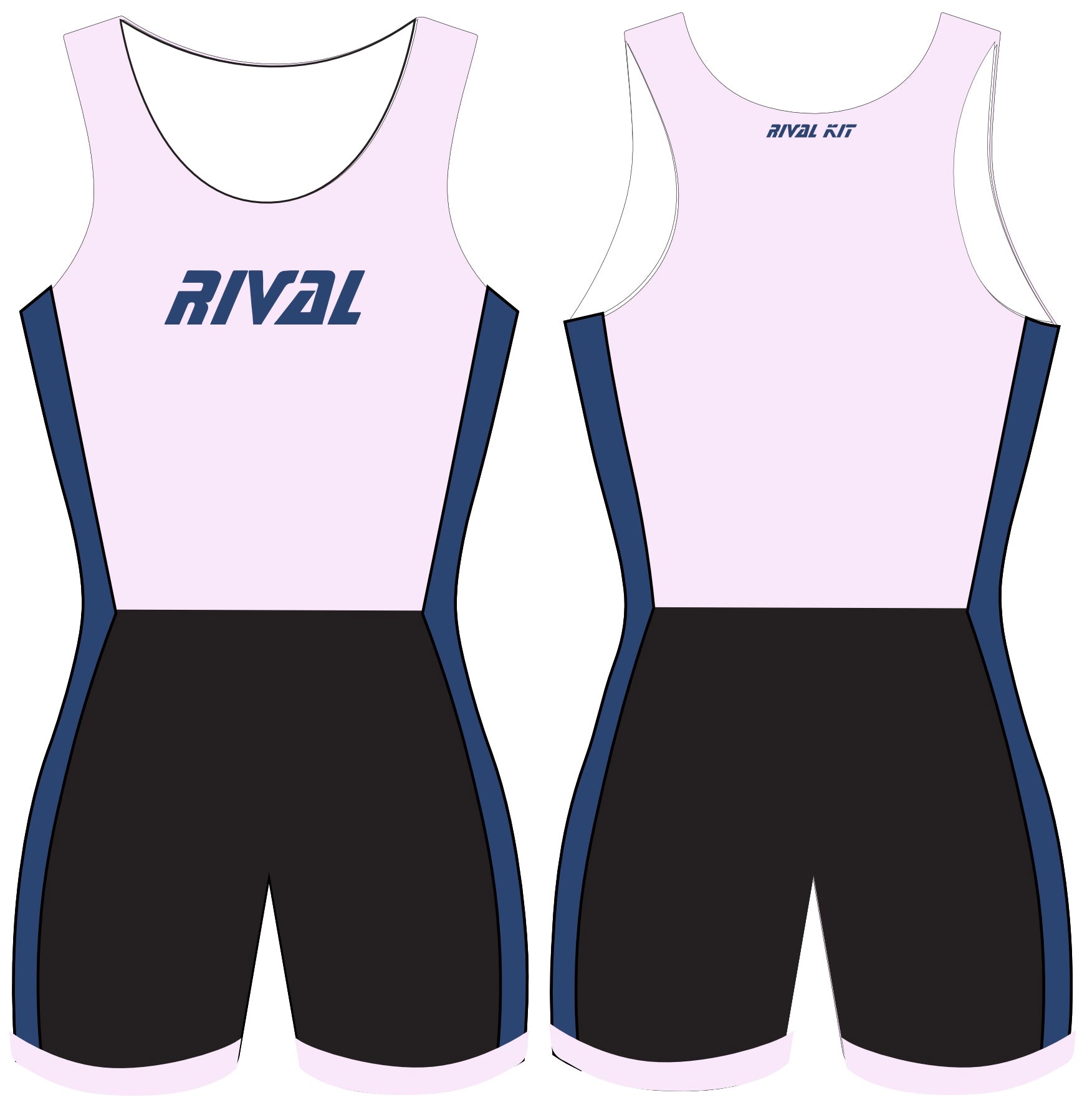Navy and Baby Pink Combo AIO