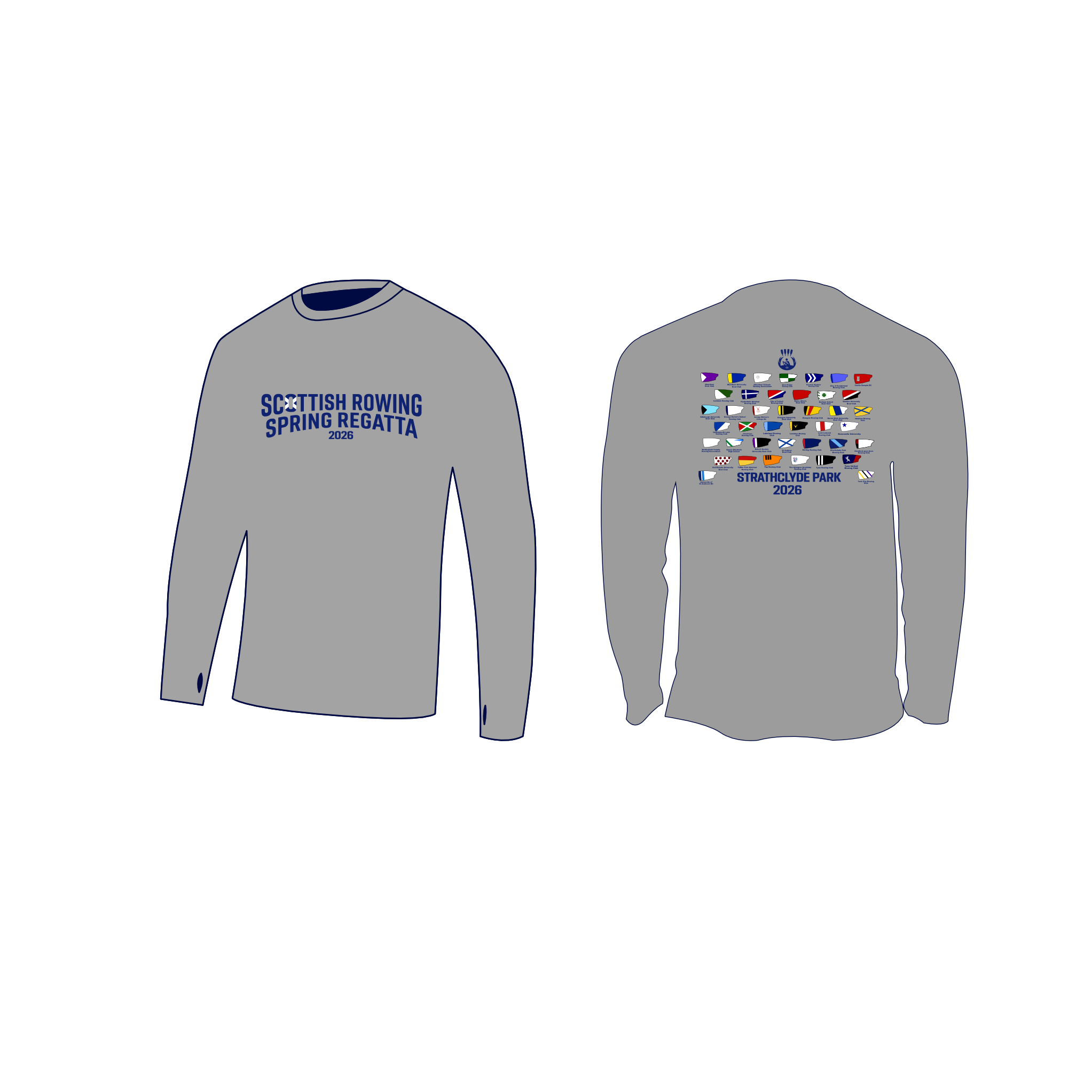 SPRING REGATTA cotton Long sleeve GREY