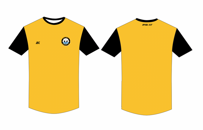 Southport Rowing Club Yellow Bespoke Gym T-Shirt