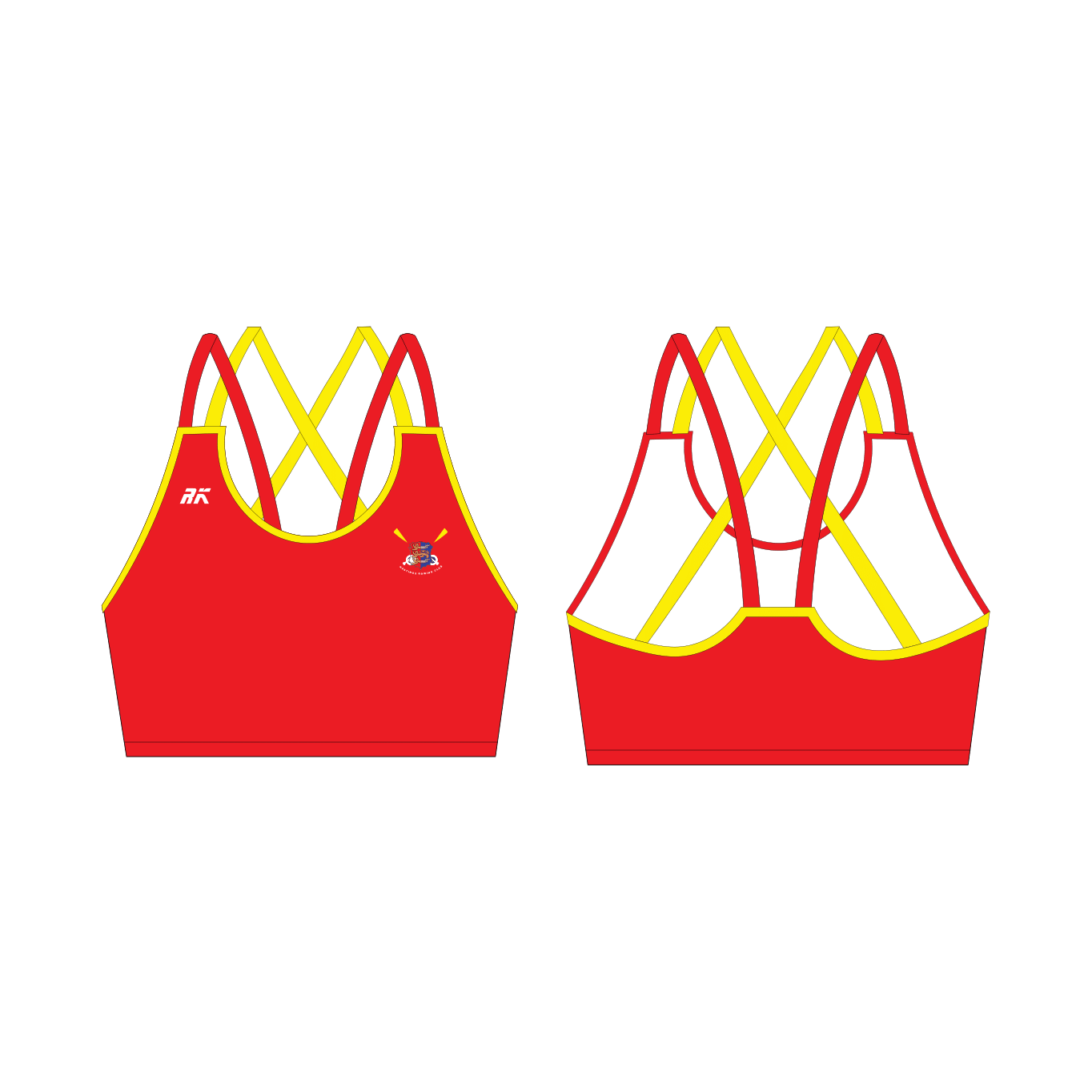 Hastings and St Leonards Rowing Club Strappy Sports Bra