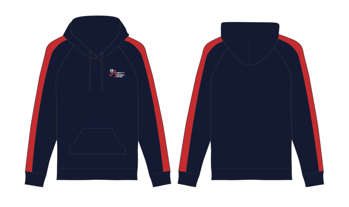Angers Nautique Aviron Rowing Hoodie