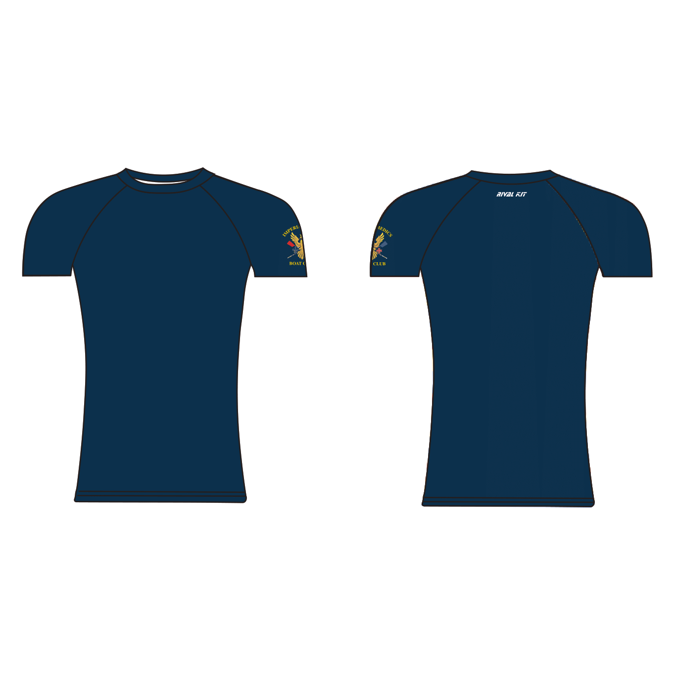 Imperial Medics BC Navy Short Sleeve Baselayer