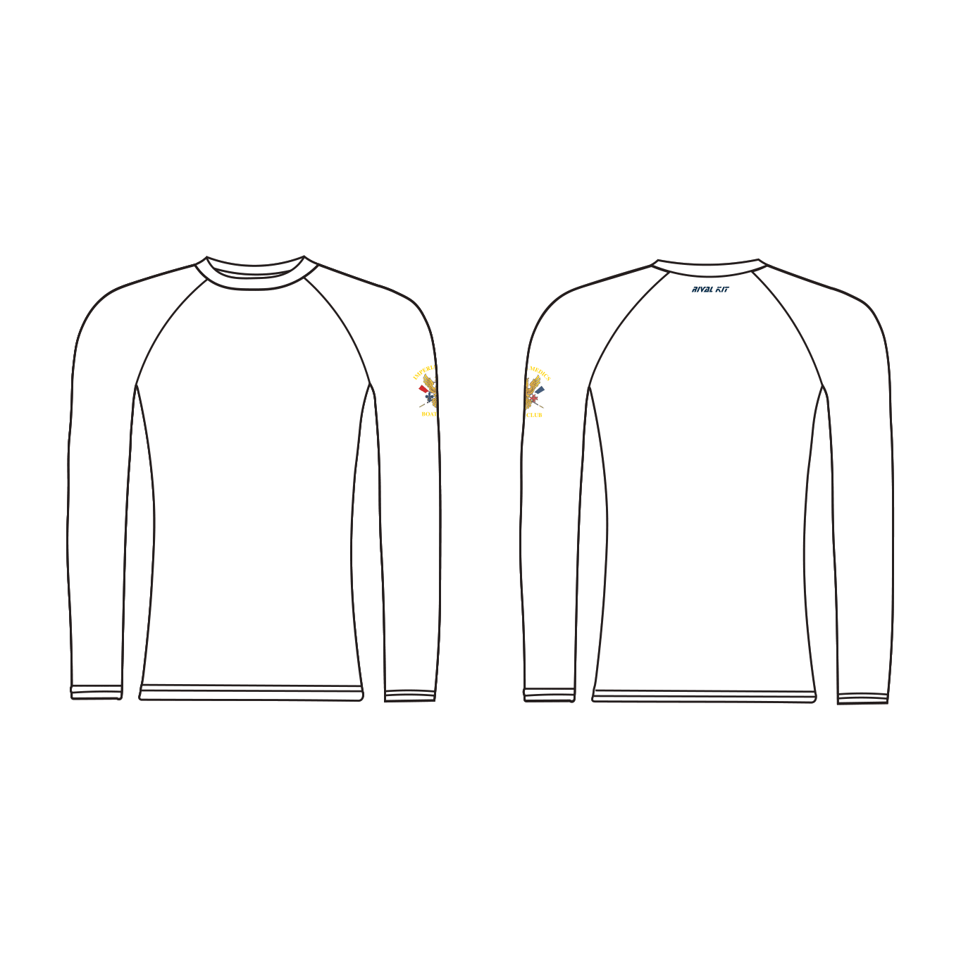 Imperial Medics BC White Long Sleeve Baselayer