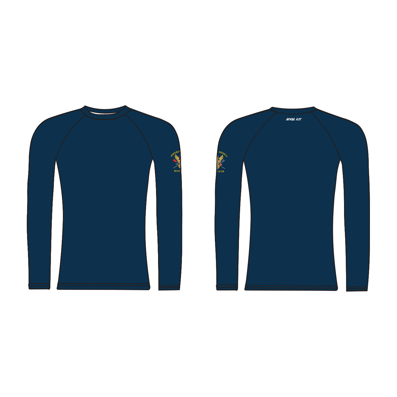 Imperial Medics BC Navy Long Sleeve Baselayer
