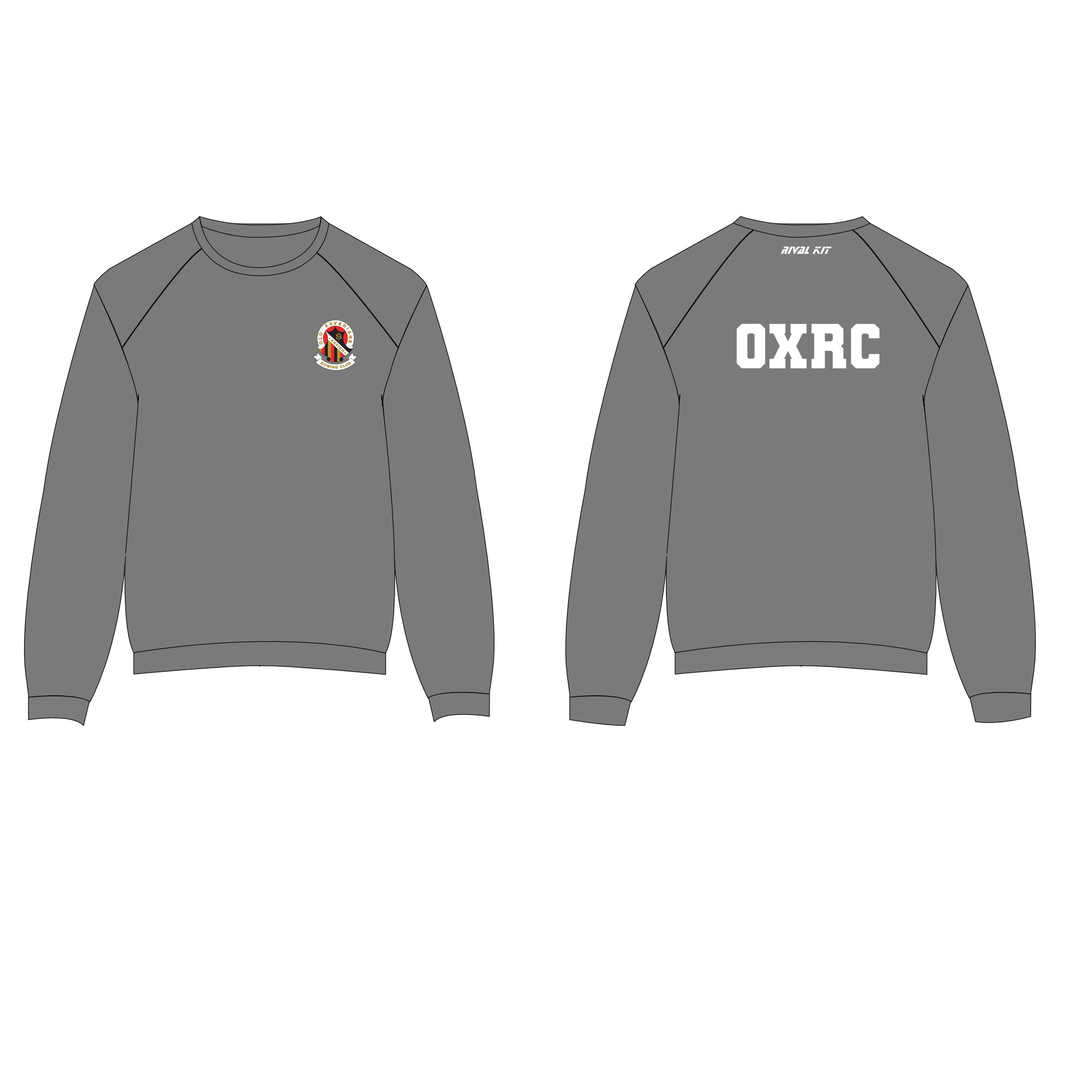 Old Xavierians Rowing Club Sweat Grey