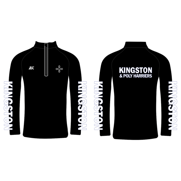 Kingston AC & Polytechnic Harriers Performance Q-Zip Black