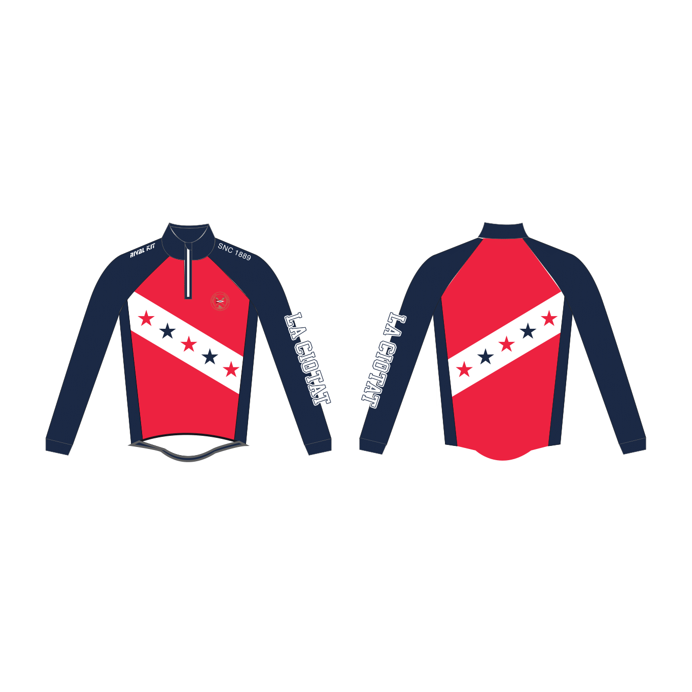 La Ciotat Red Thermal Splash Jacket