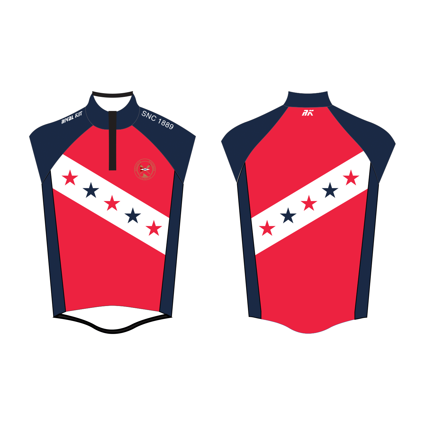 La Ciotat Red Thermal Gilet