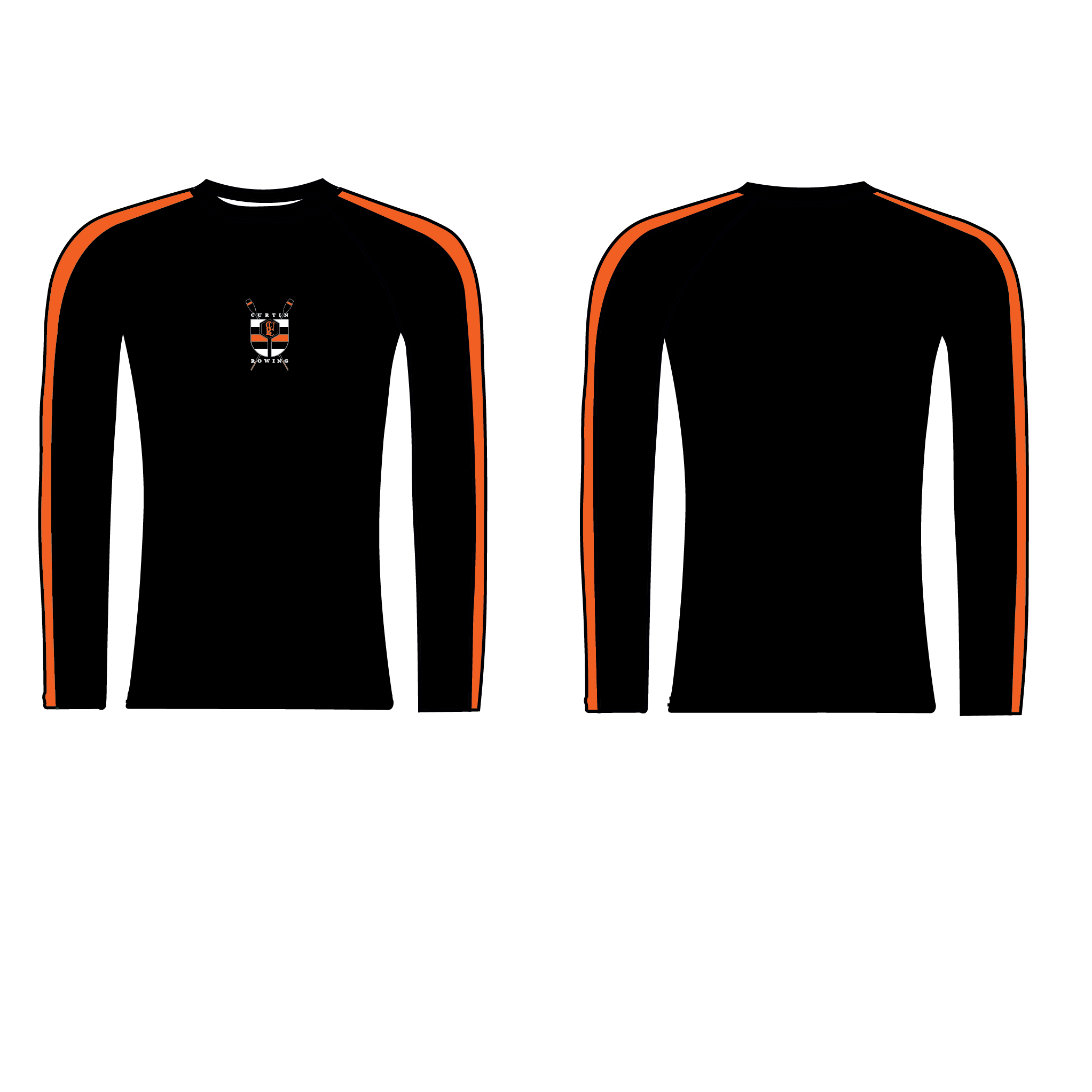 CURTIN UNIVERSITY Racing Long Sleeve Baselayer