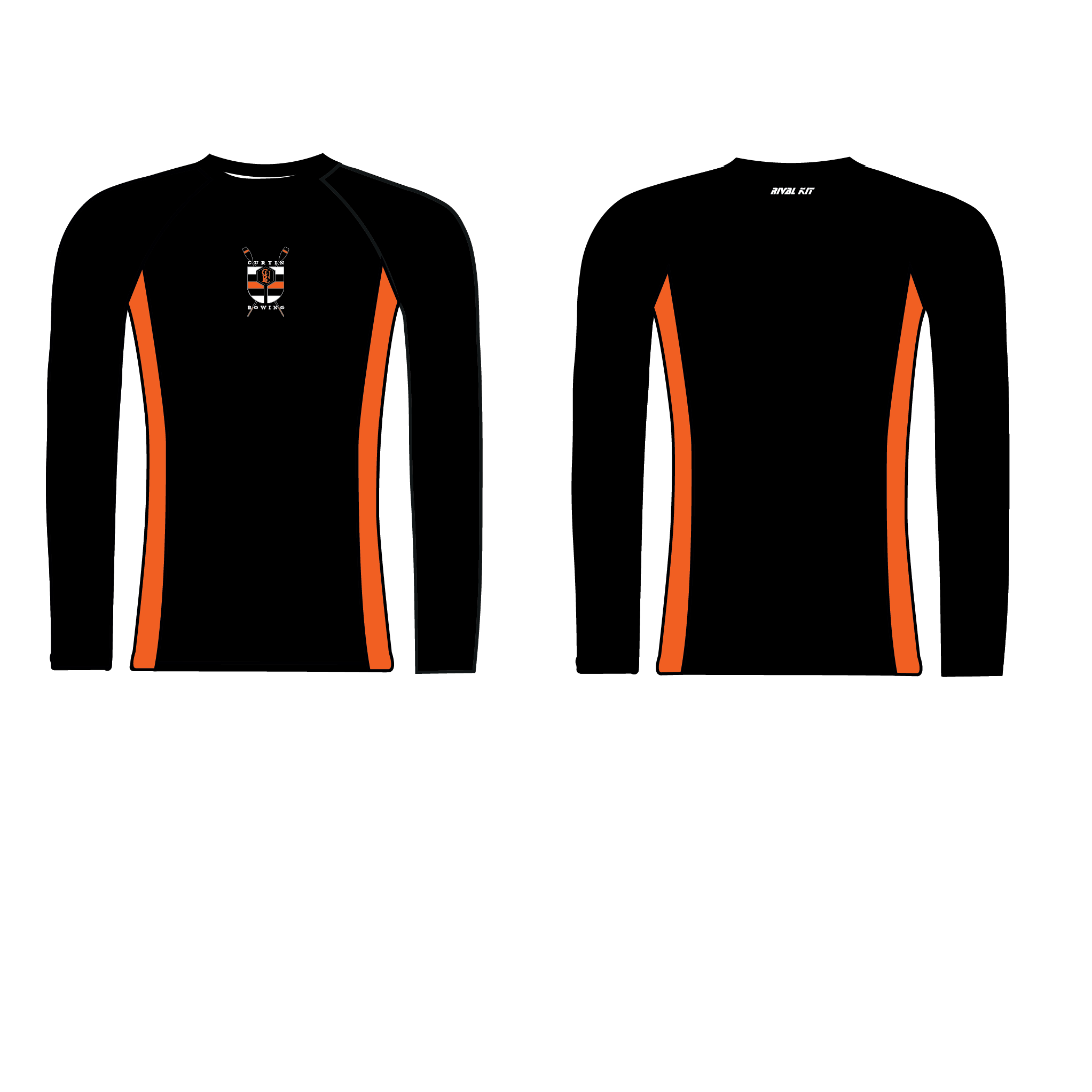 CURTIN UNIVERSITY Training Long Sleeve Baselayer