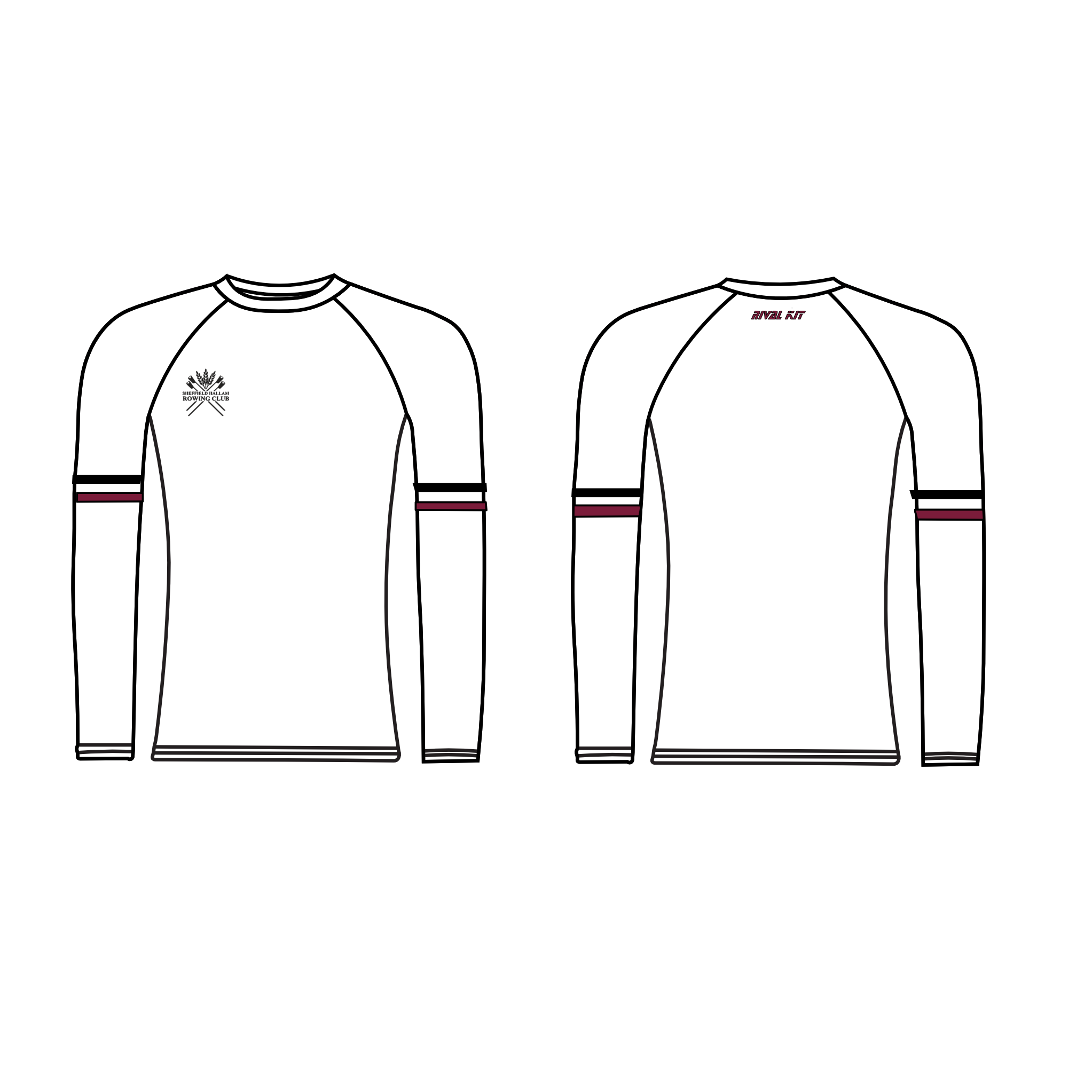 Sheffield Hallam BOAT CLUB Long Sleeve Base Layer