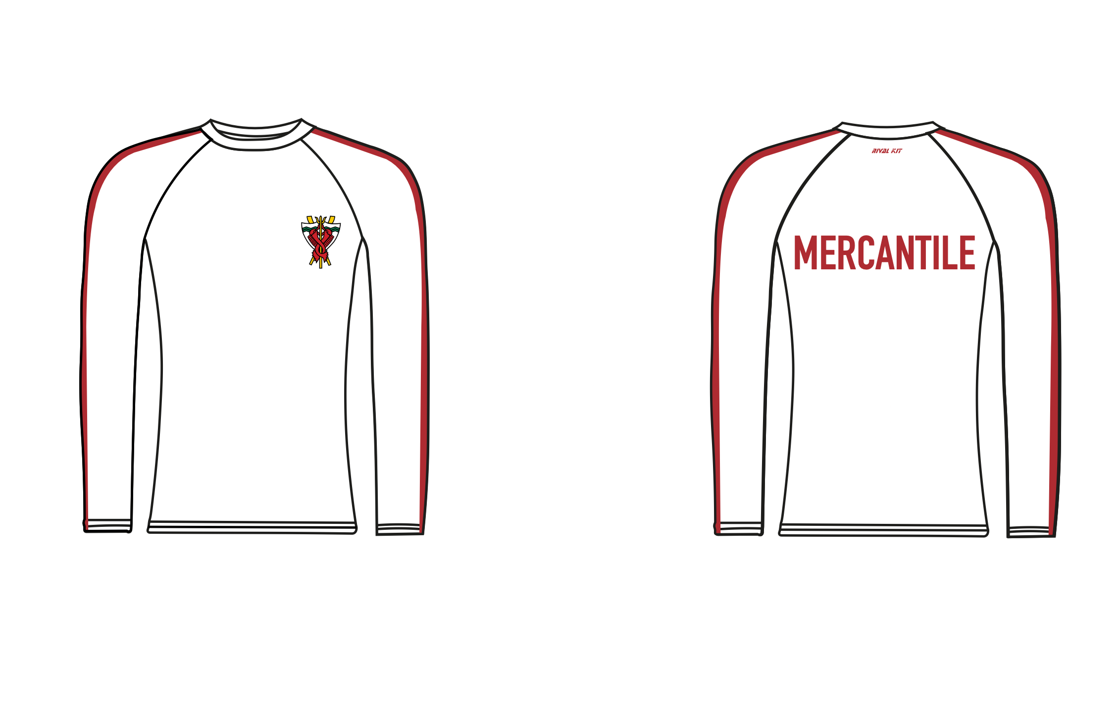 Mercantile Rowing Club Long Sleeve Base-Layer