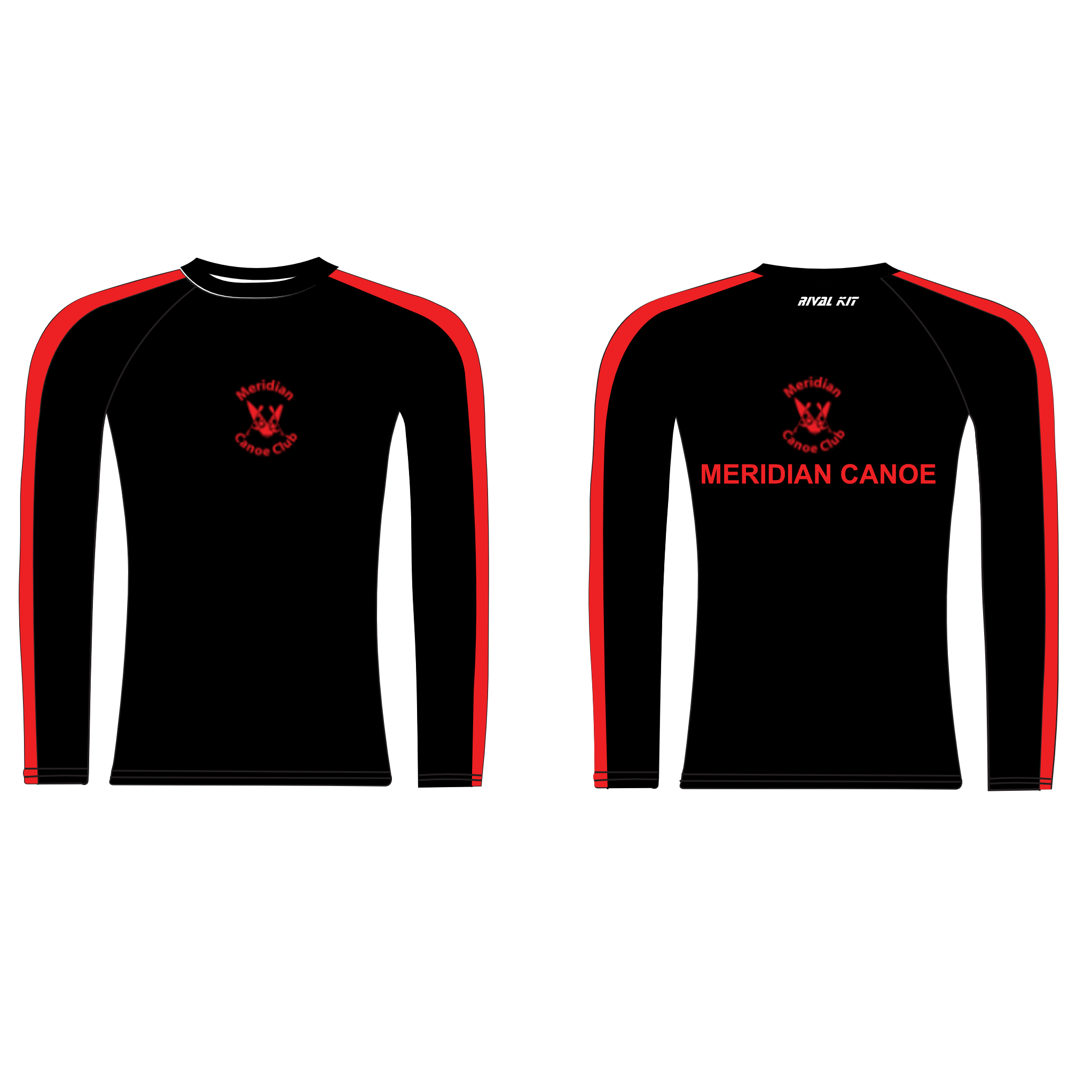 Meridian Canoe Club Long Sleeve Baselayer Black