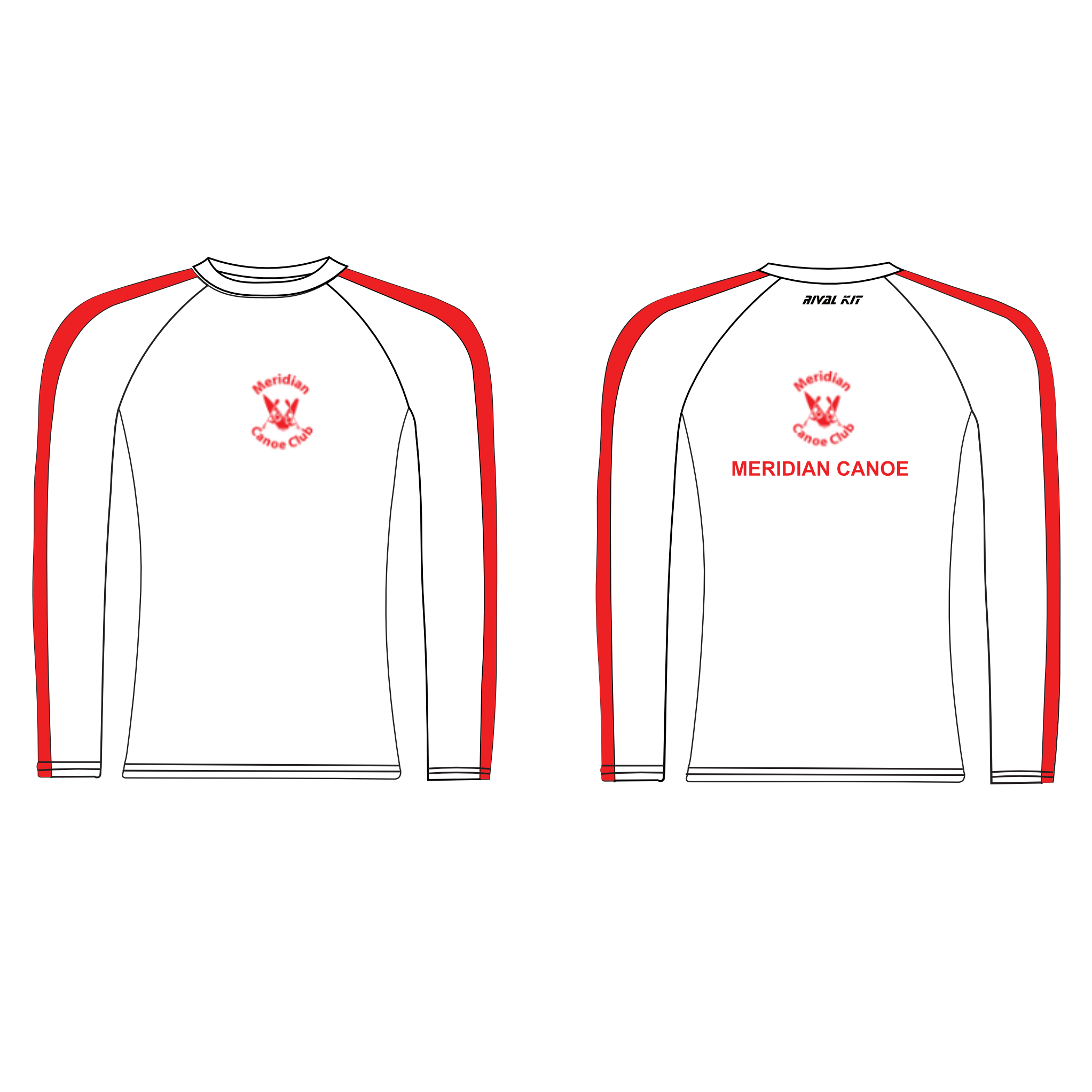 Meridian Canoe Club Long Sleeve Baselayer White