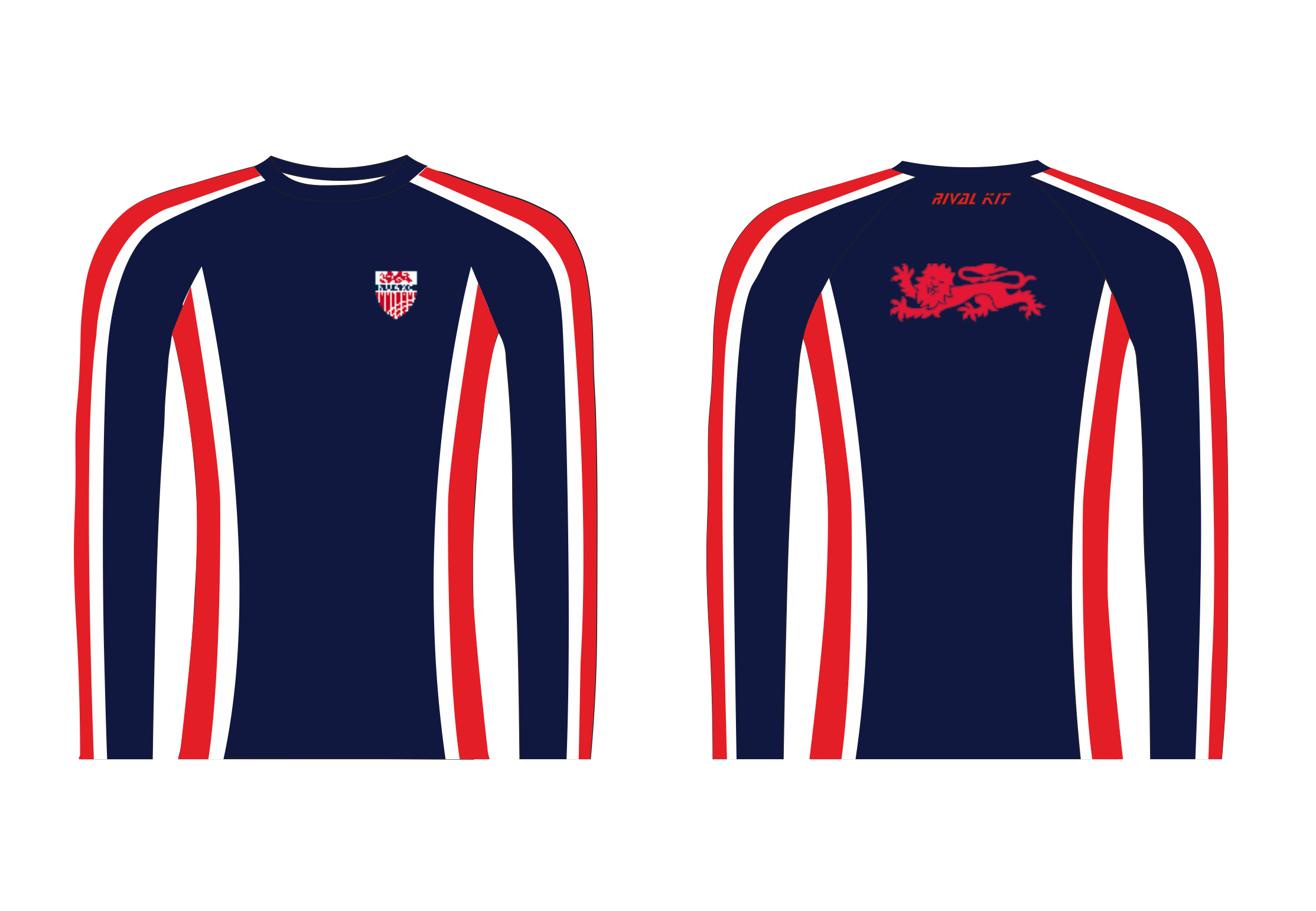Newcastle University Athletics and Cross Country Club Long Sleeve Navy Baselayer