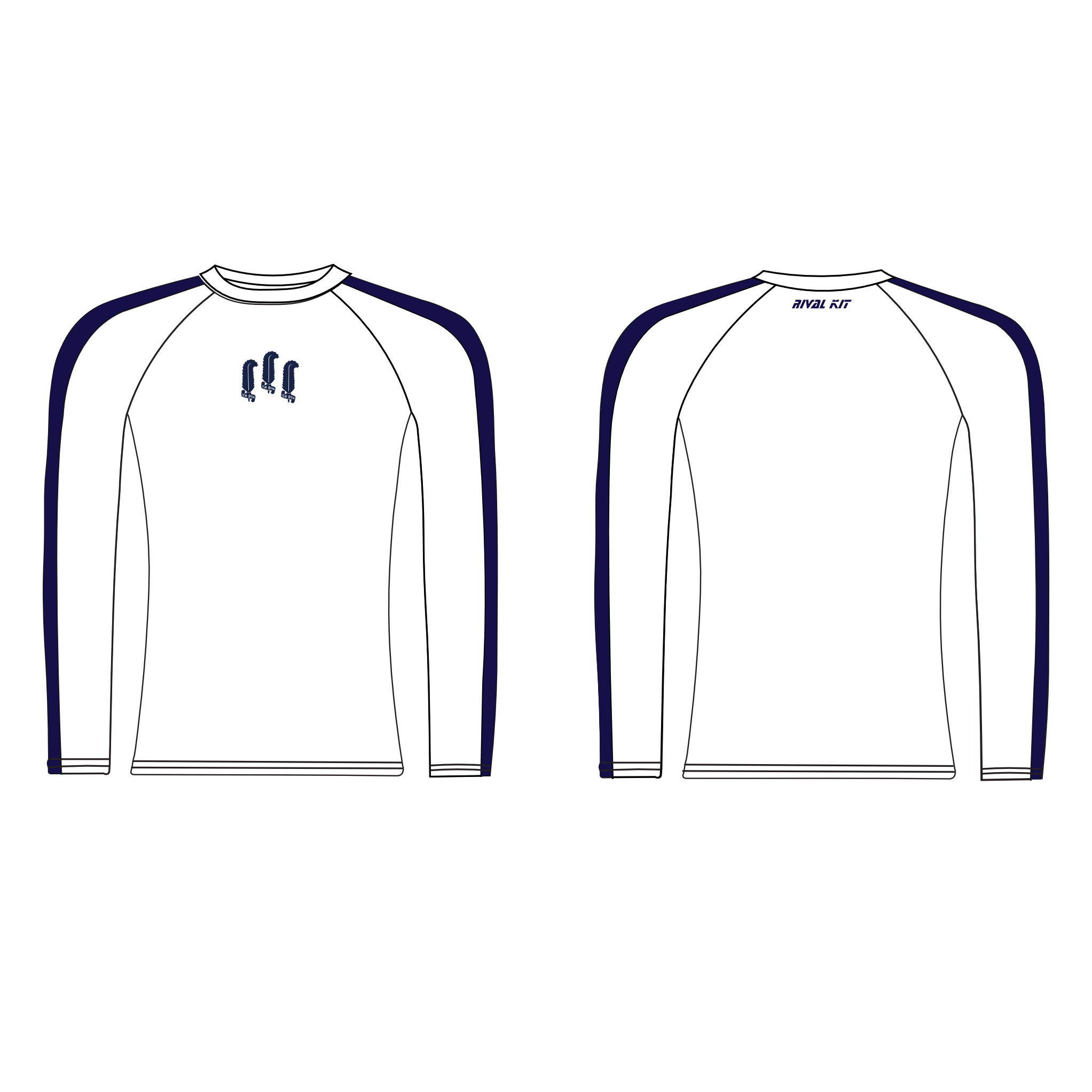 Oriel College Boat Club Oxford Racing Long Sleeve Baselayer