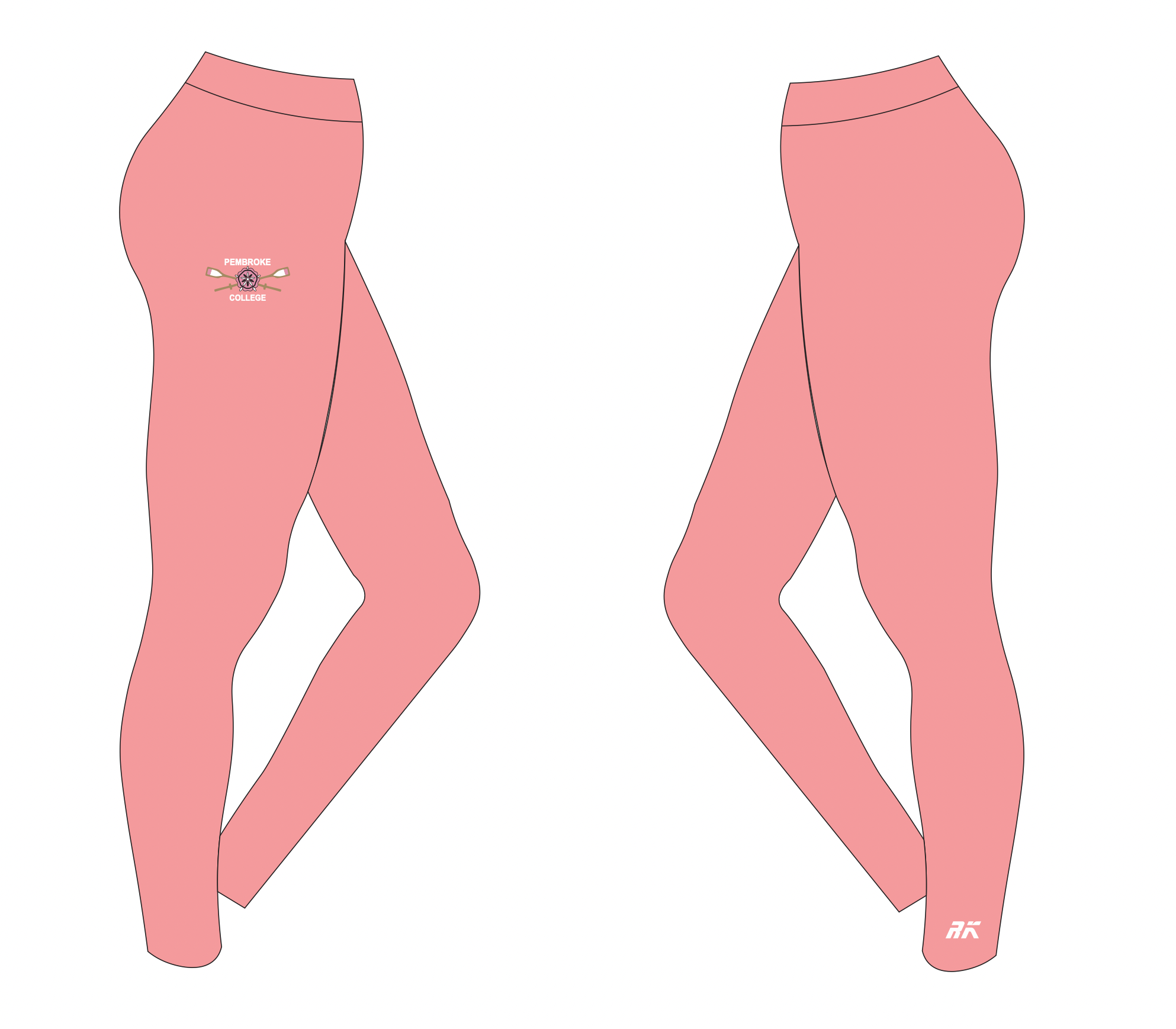 Pembroke College Boat Club (Oxford) Pink Leggings