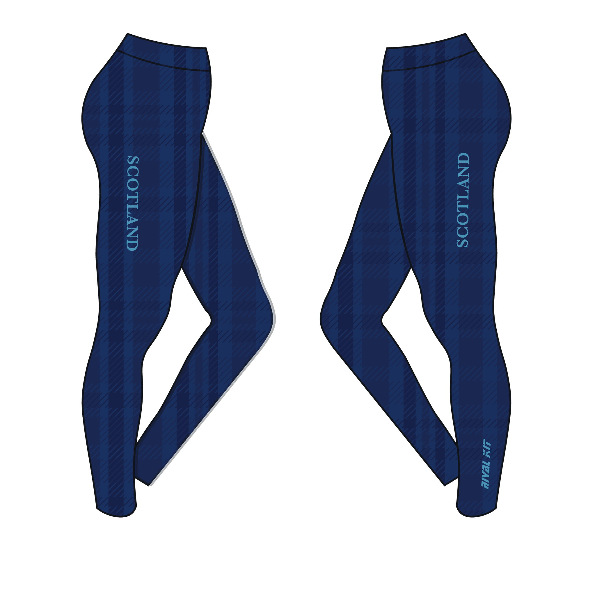 Team Scotland HIR 2025 Tartan Leggings