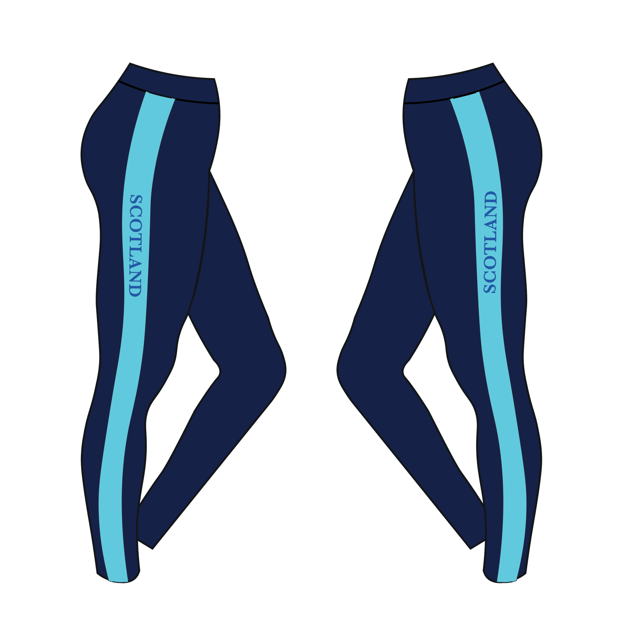 Team Scotland HIR 2025 Leggings