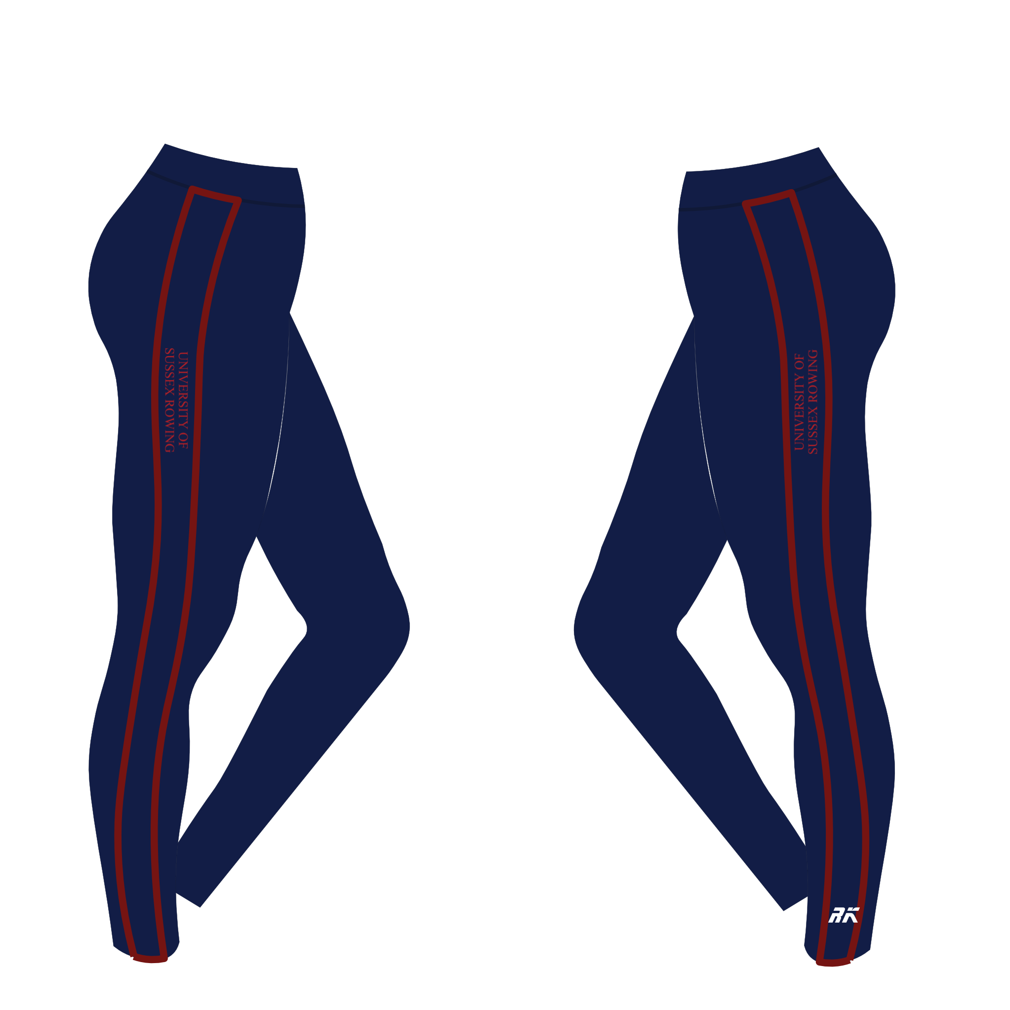 Sussex University Boat Club Leggings