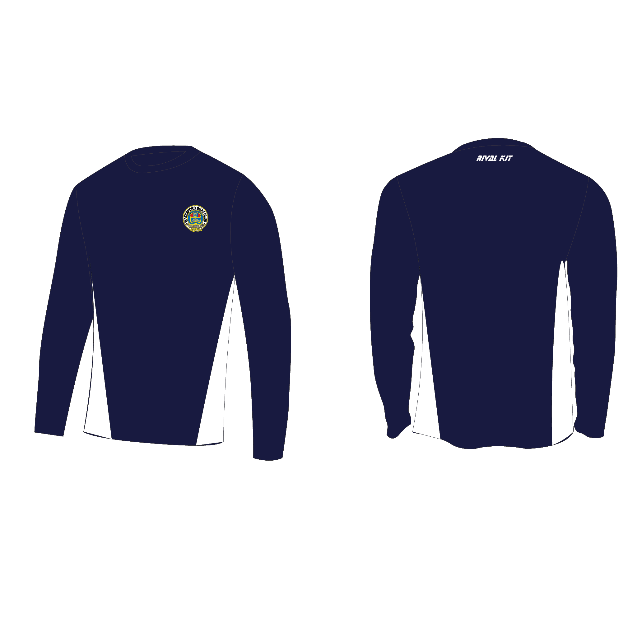 Waterford Boat Club Long Sleeve Gym T-Shirt