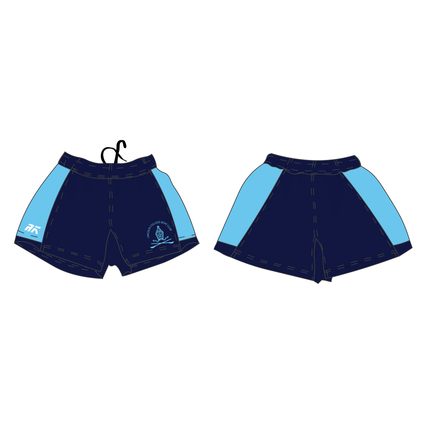 Lincoln College Boat Club Rugby Shorts
