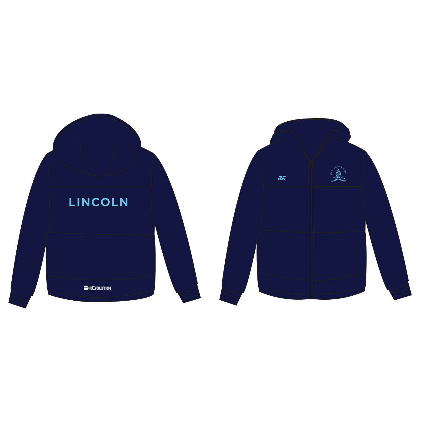 Lincoln College Boat Club Puffa Jacket