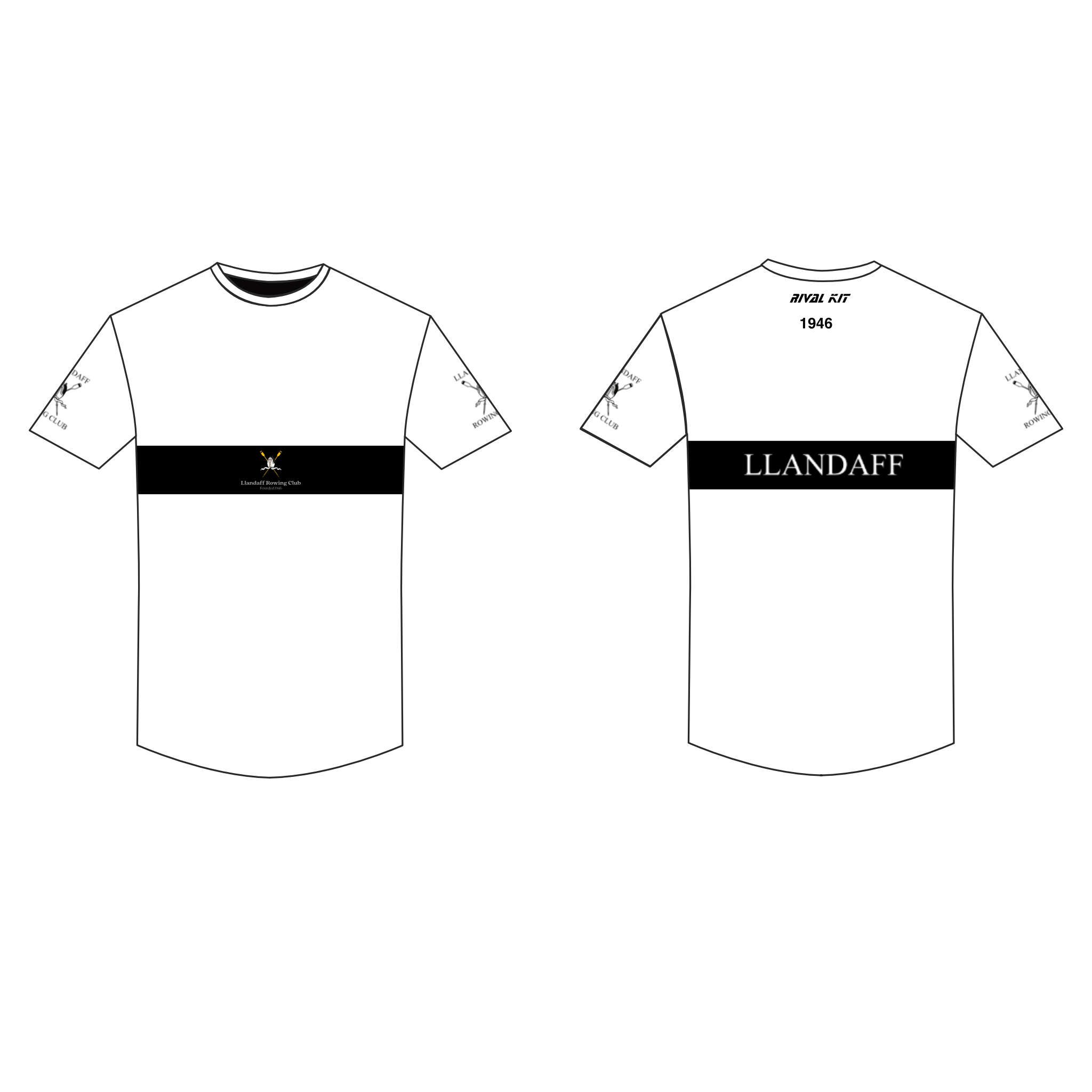 LLandaff Boat club Bespoke Gym T-Shirt 2