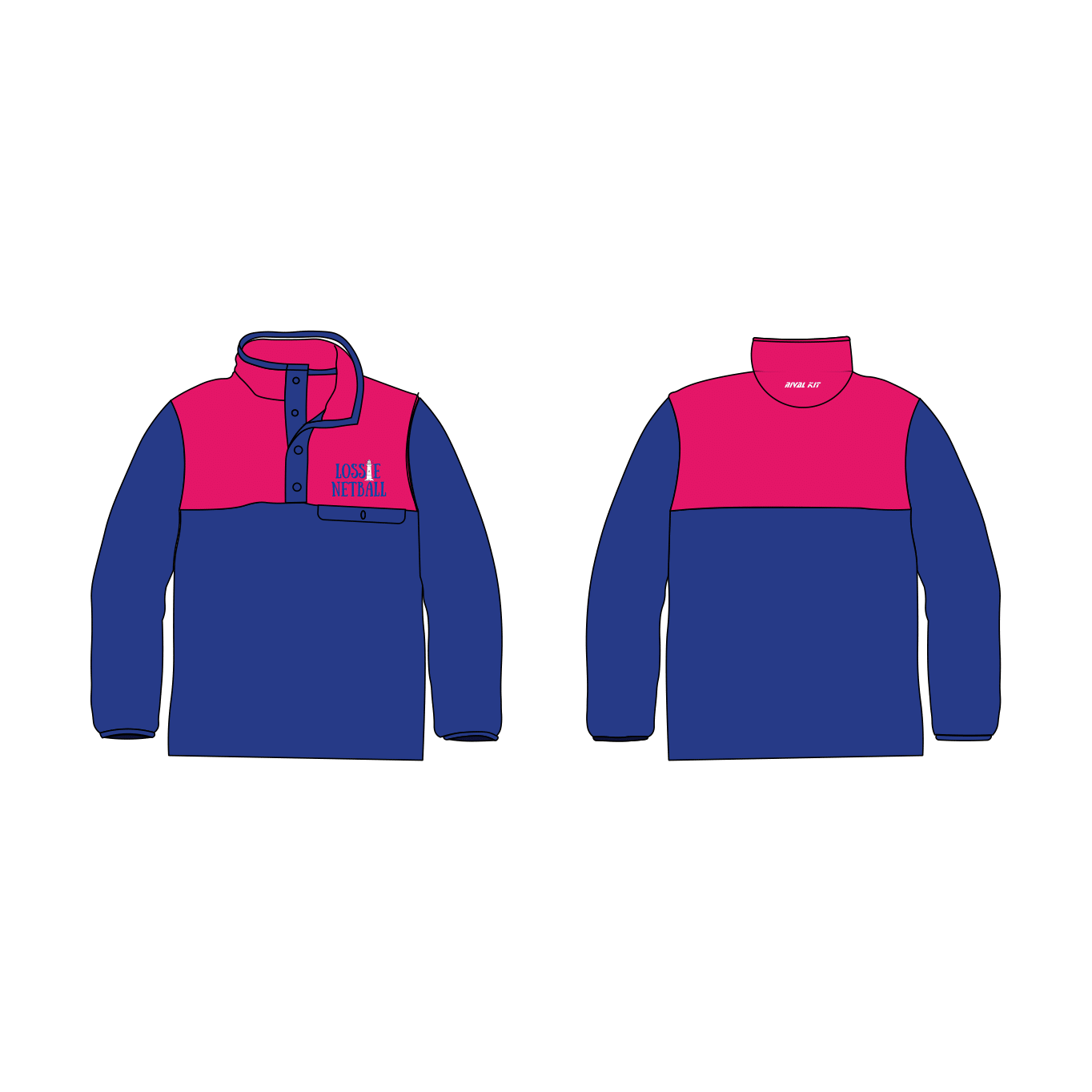 Lossie Netball Club Pocket Fleece