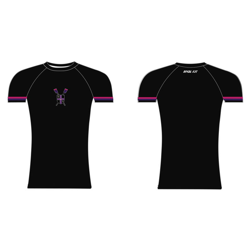 Loughborough Students Rowing Club Black Short Sleeve Base-Layer