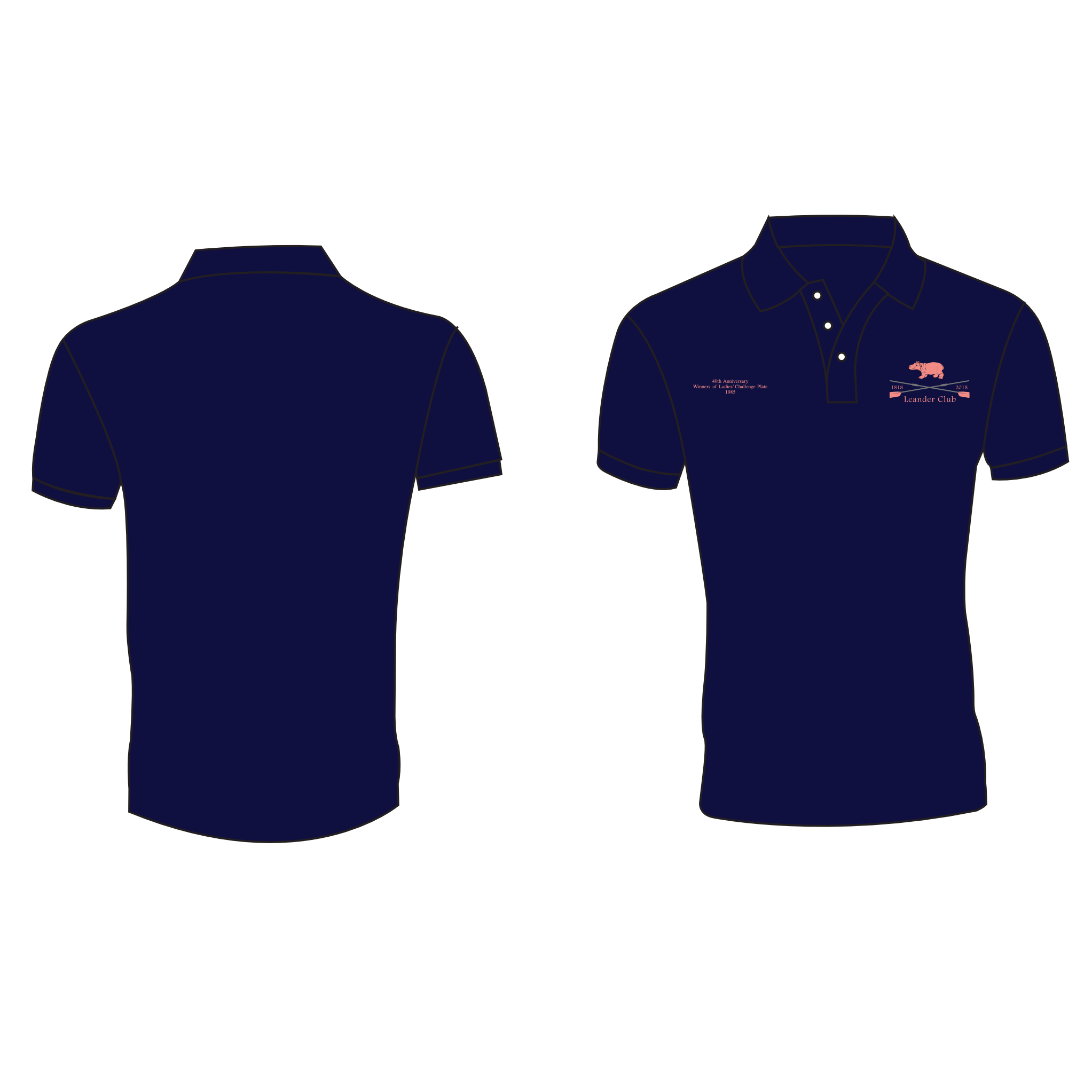 Leander NAVY Polo Ladies’ Challenge Plate 1985