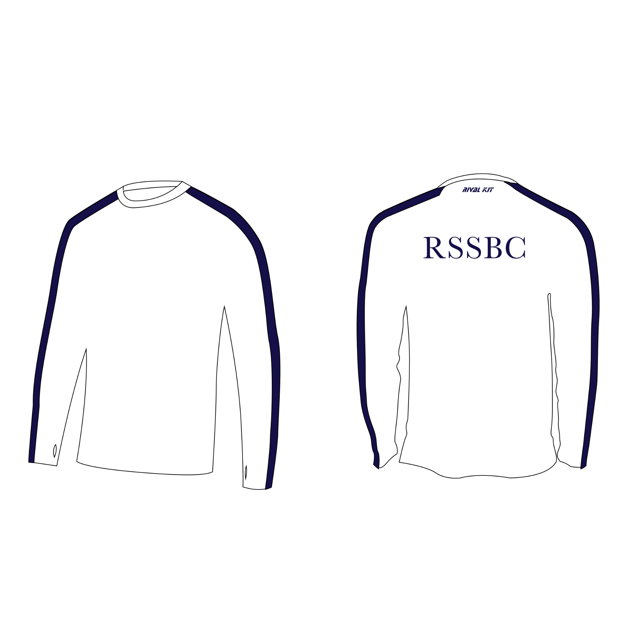 The Royal Shrewsbury School Boat Club Long Sleeve Gym T-shirt