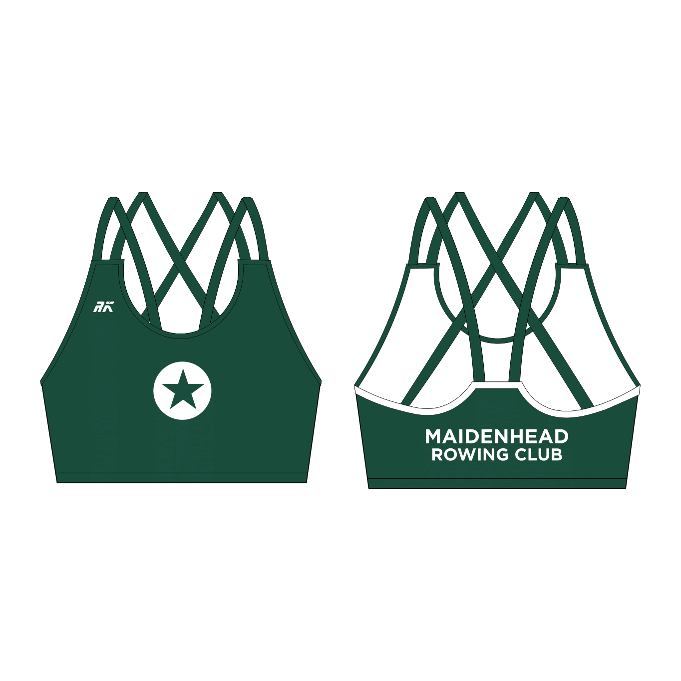 Maidenhead Rowing Club Strappy Sports Bra