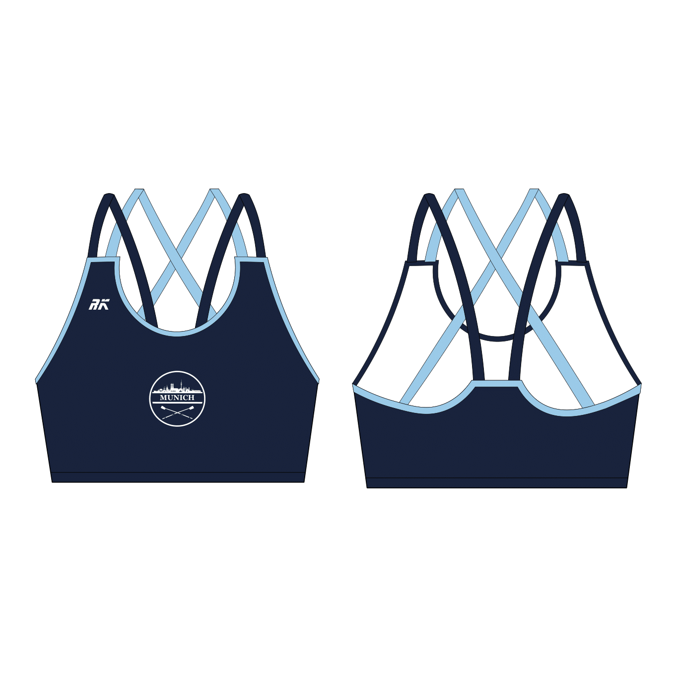 Munich8 Strappy Sports Bra