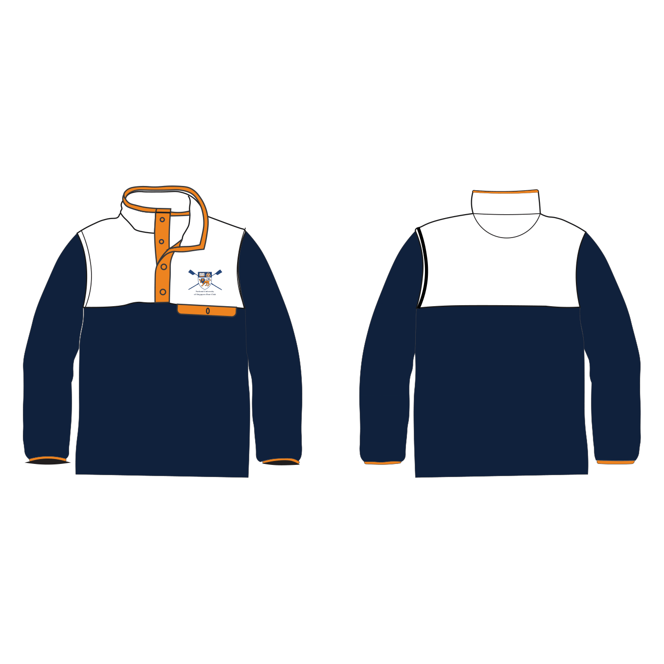 National University of Singapore Boat Club Pocket Fleece