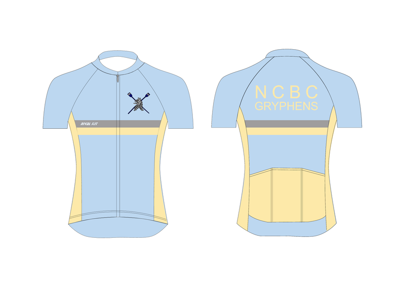 NCBC Gryphens Cycling jersey Updated Design